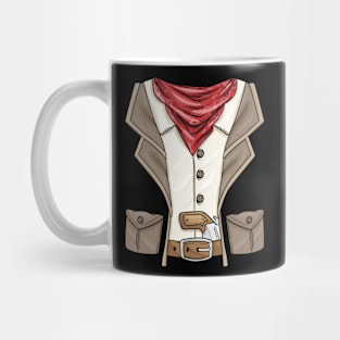 Cowboy Kostüm Karneval Fasching Western Rodeo Mug